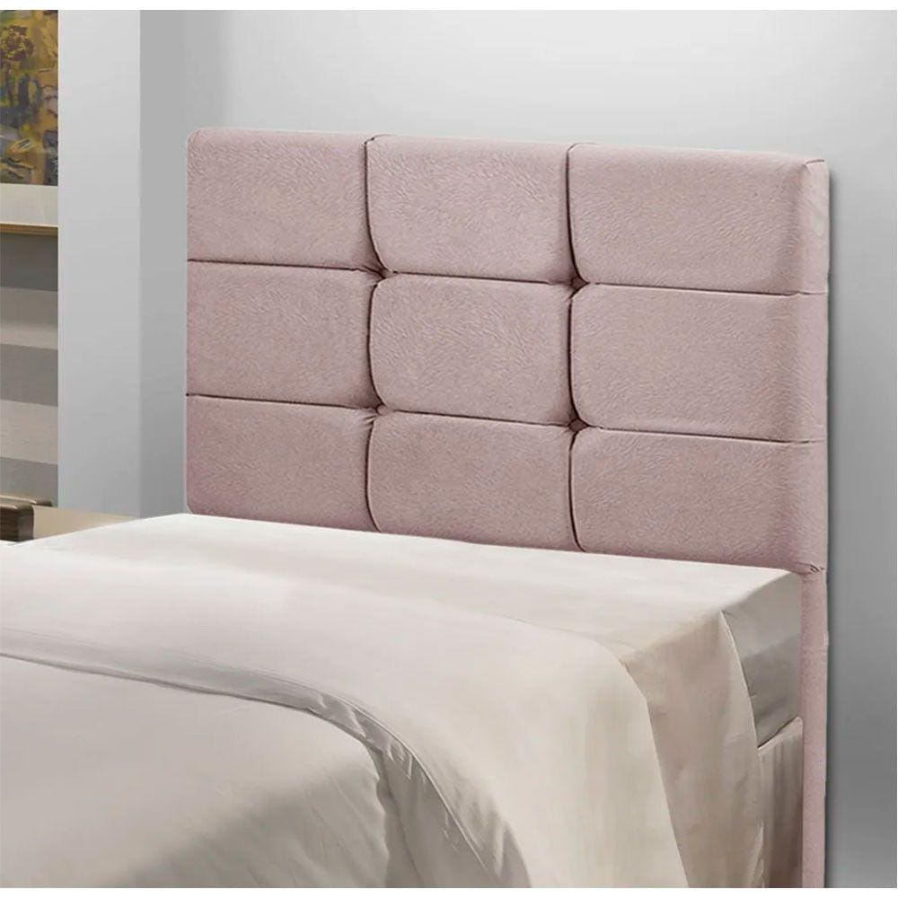 Cabeceira Estofada Cama Box Solteiro 0.90 Julia Veludo Speciale Home