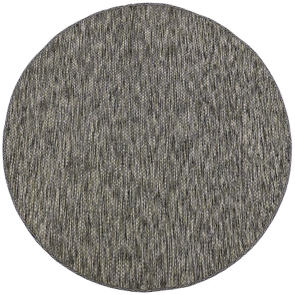 Tapete Sala New Boucle Cinza 1,40m Redondo São Carlos