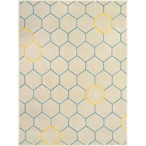 Tapete Para Sala Supreme Sextavado 1,00x1,50 São Carlos