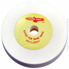 Rebolo Esmeril Eixo 08Mm Amolação Da Lâmina Serra Fita - 65X13,2X8mm Gs-R101w05