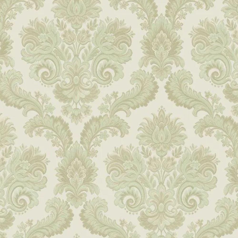 Papel de Parede Thema Damask Verde 28825