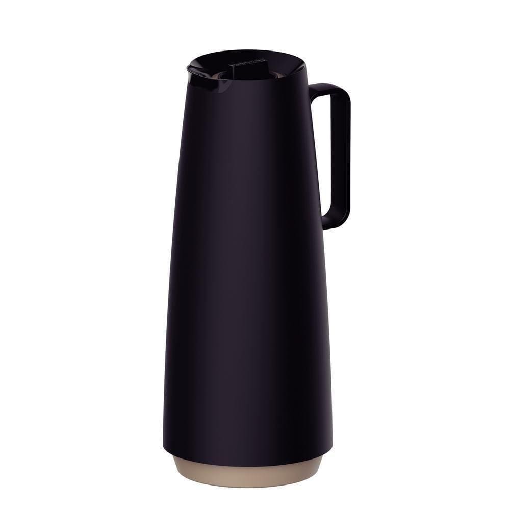 Bule Garrafa Térmica 1 Litro Exata Tramontina Cor:preto Preto