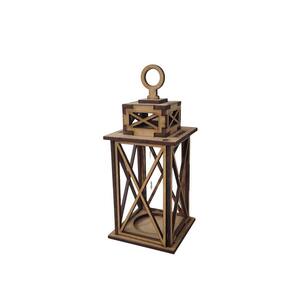 Miniatura Lamparina / Luminária 15cm- Jeito Próprio Artesanato
