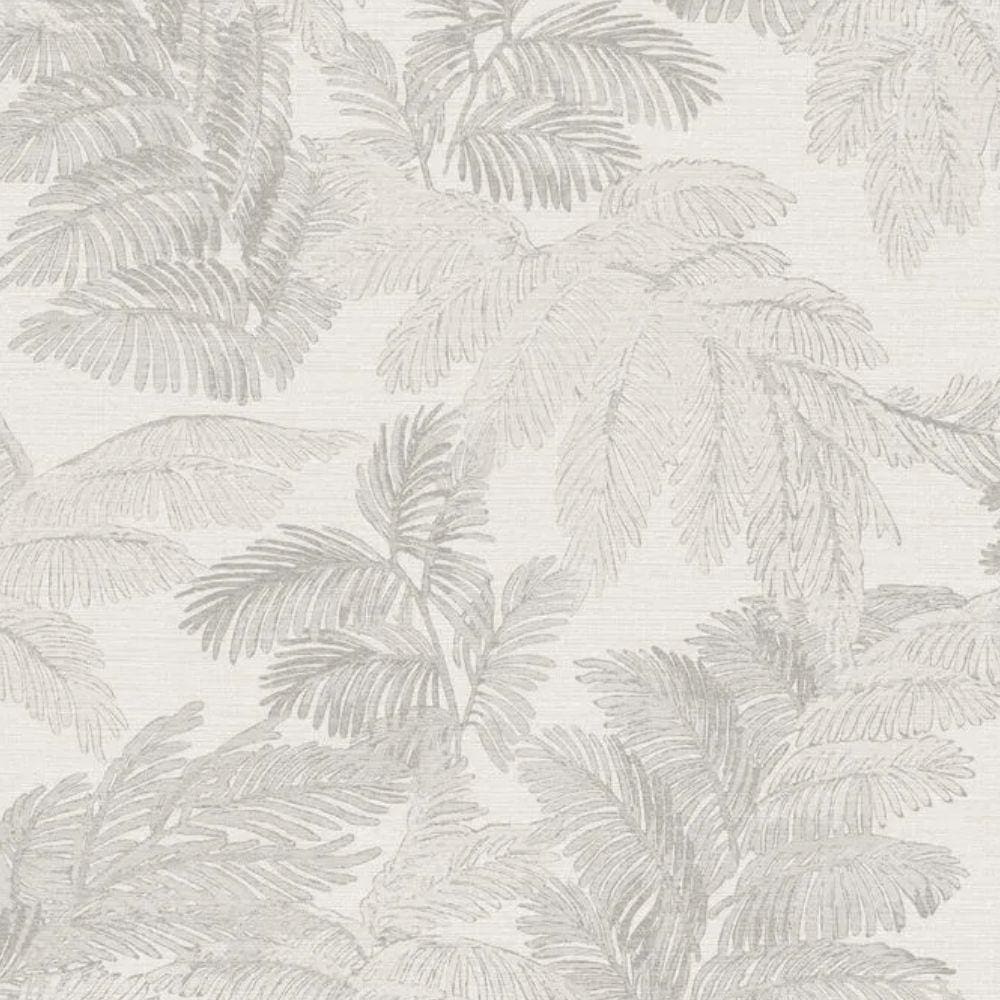 Papel de Parede Thema Folhagem Cinza 28811