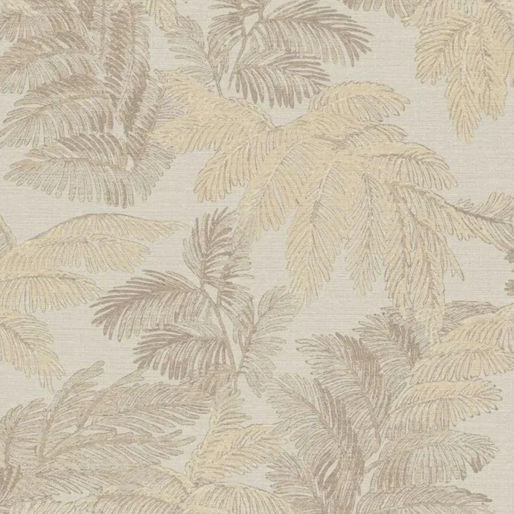 Papel de Parede Thema Folhagem Bege 28813