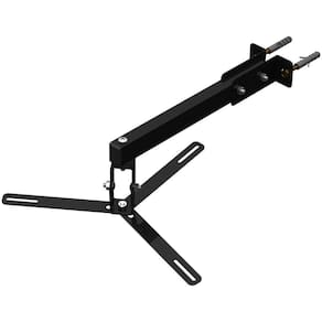Suporte Projetor Datashow Mini Led Parede Braço 30 Cm - Preto