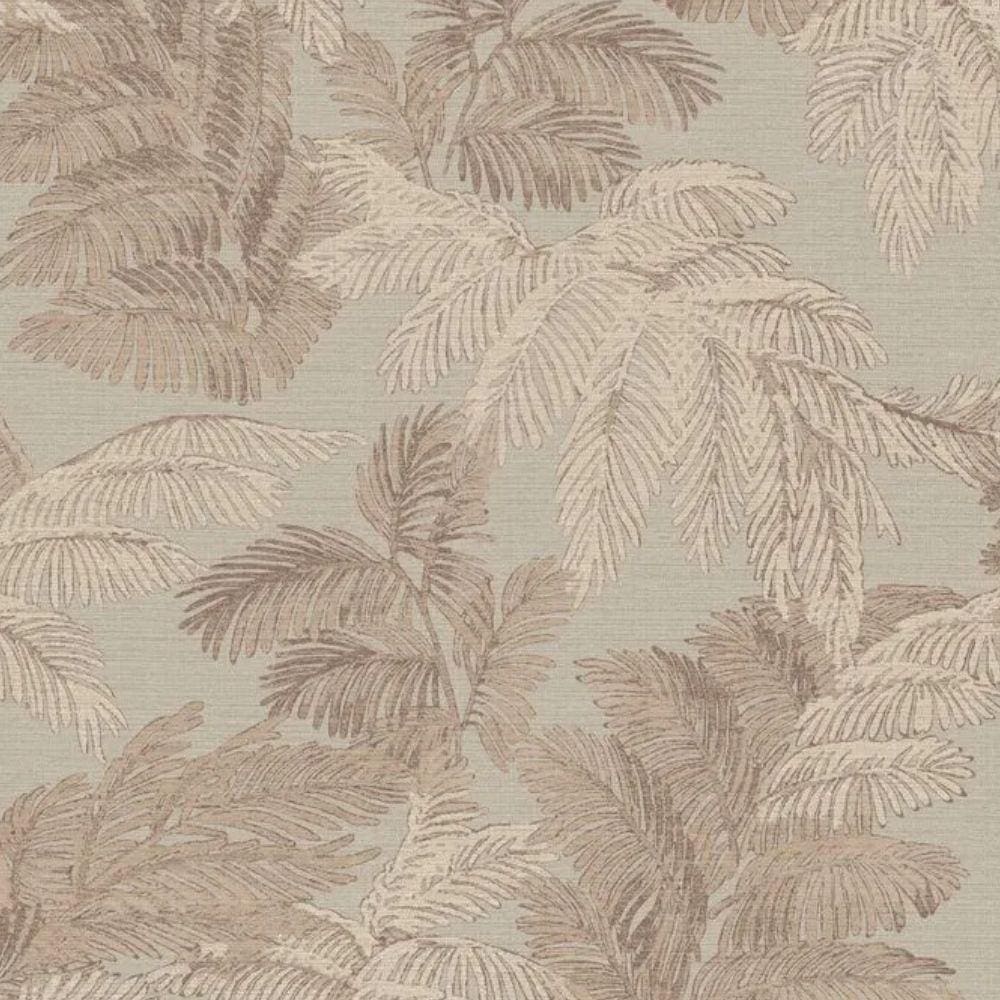 Papel de Parede Thema Folhagem Bege 28812