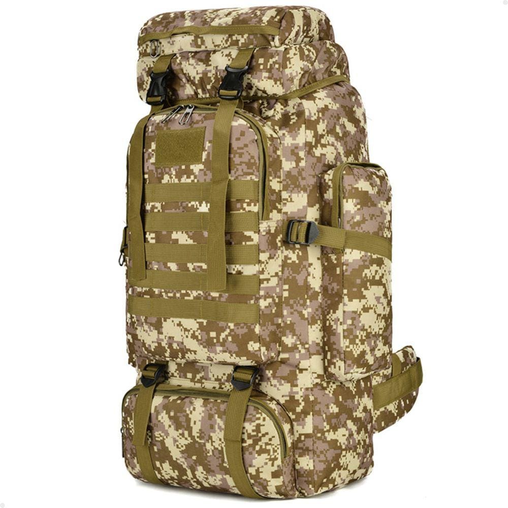 Mochila Lorben Camuflada Trilha Camping Trekking Aventura 80 Litros