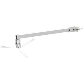 Suporte Projetor Datashow Mini Led Parede Braço 60 Cm - Branco