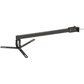 Suporte Projetor Datashow Mini Led Parede Braço 60 Cm - Preto