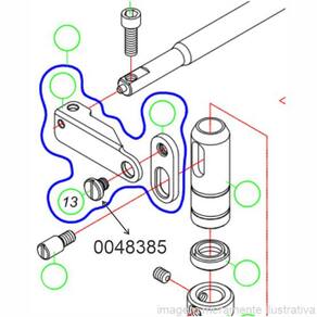 Parafuso De Ligação Para Levantar Calcador Bracob Bc4000 - Conj.18-13-6004