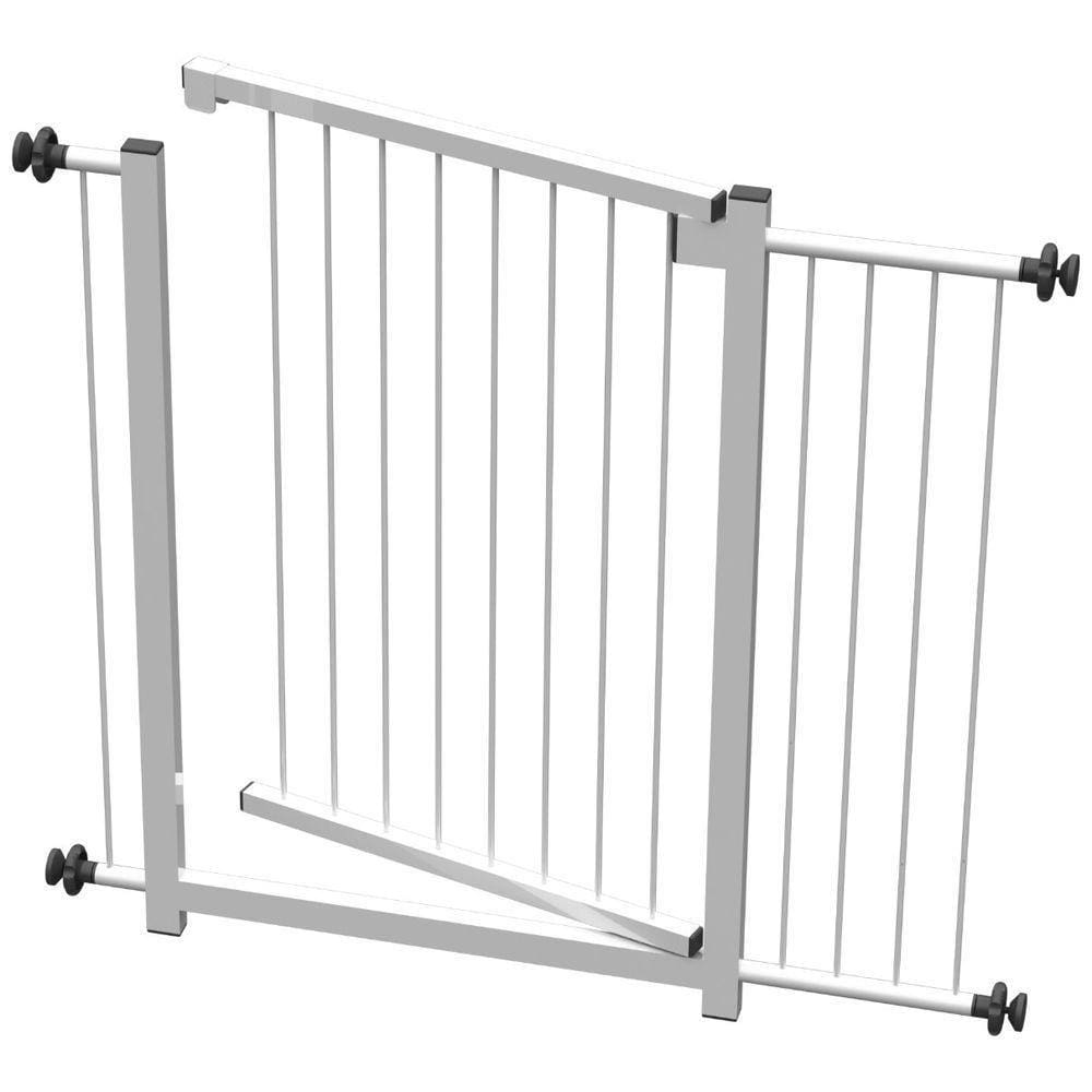 Grade Portão Pet Bebê Divisor Ambiente 68 E 88 Cm - Branco