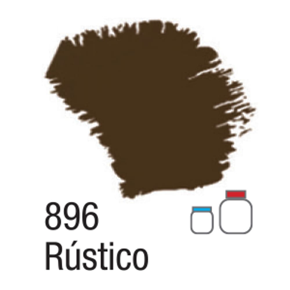 Tinta Acrílica fosca 60ml cor Rustico/896 - Acrilex