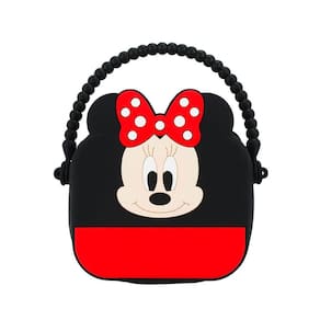 Mini Bolsa De Mão Minnie Silicone 13X13Cm - Disney