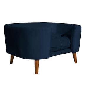 Caminha de Pet Veludo Azul Marinho - Vallisa Decor