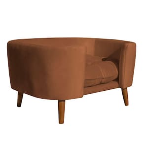Caminha de Pet Veludo Terracota - Vallisa Decor