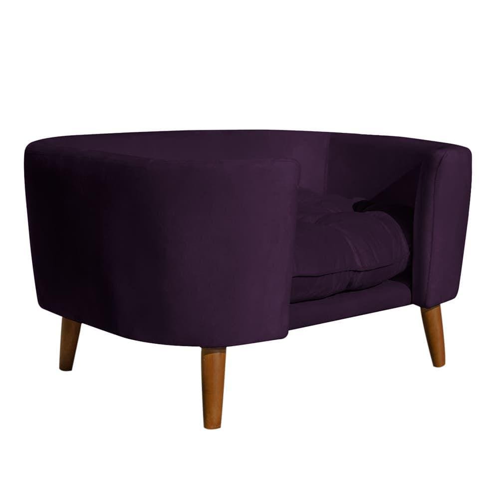 Caminha de Pet Veludo Roxo - Vallisa Decor