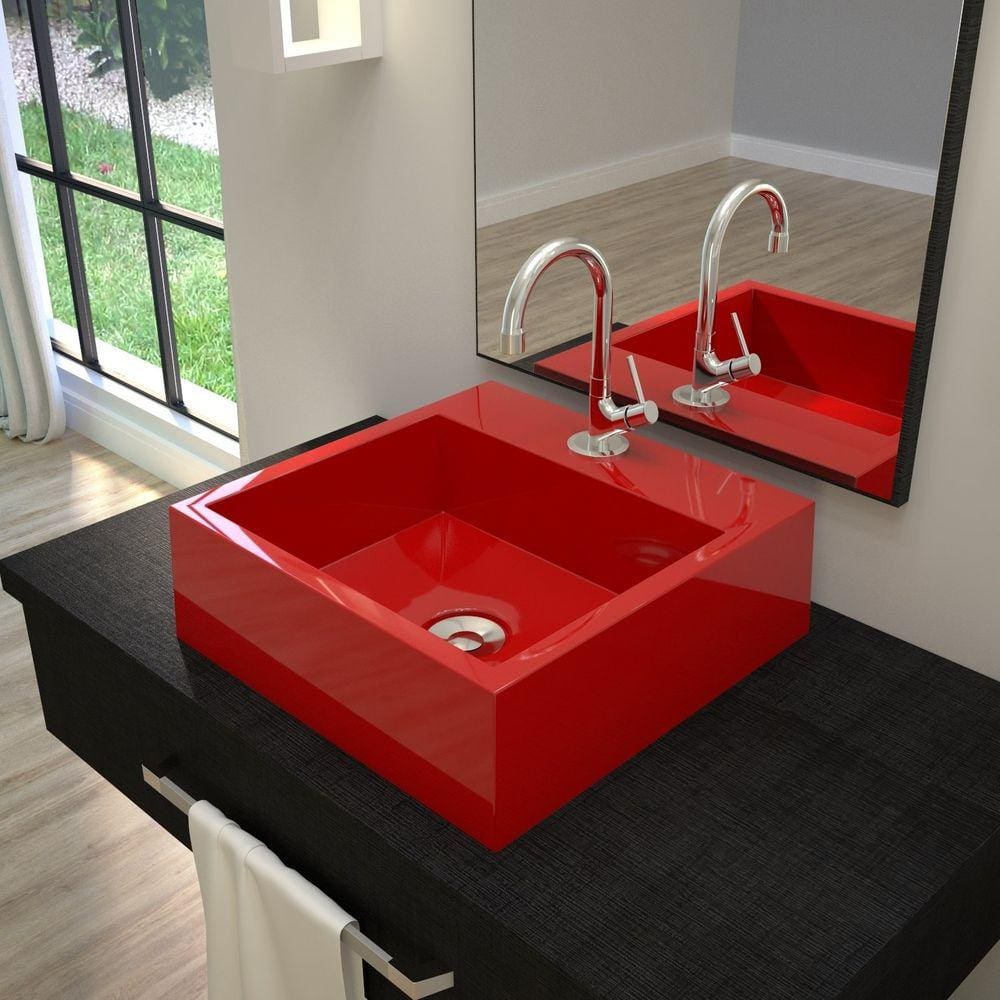 Kit Cuba Q395 com Válvula Click Botão 1 Polegada B Compace Vermelho