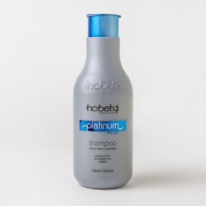 Hobety Platinum Plus Matizador Shampoo 300Ml