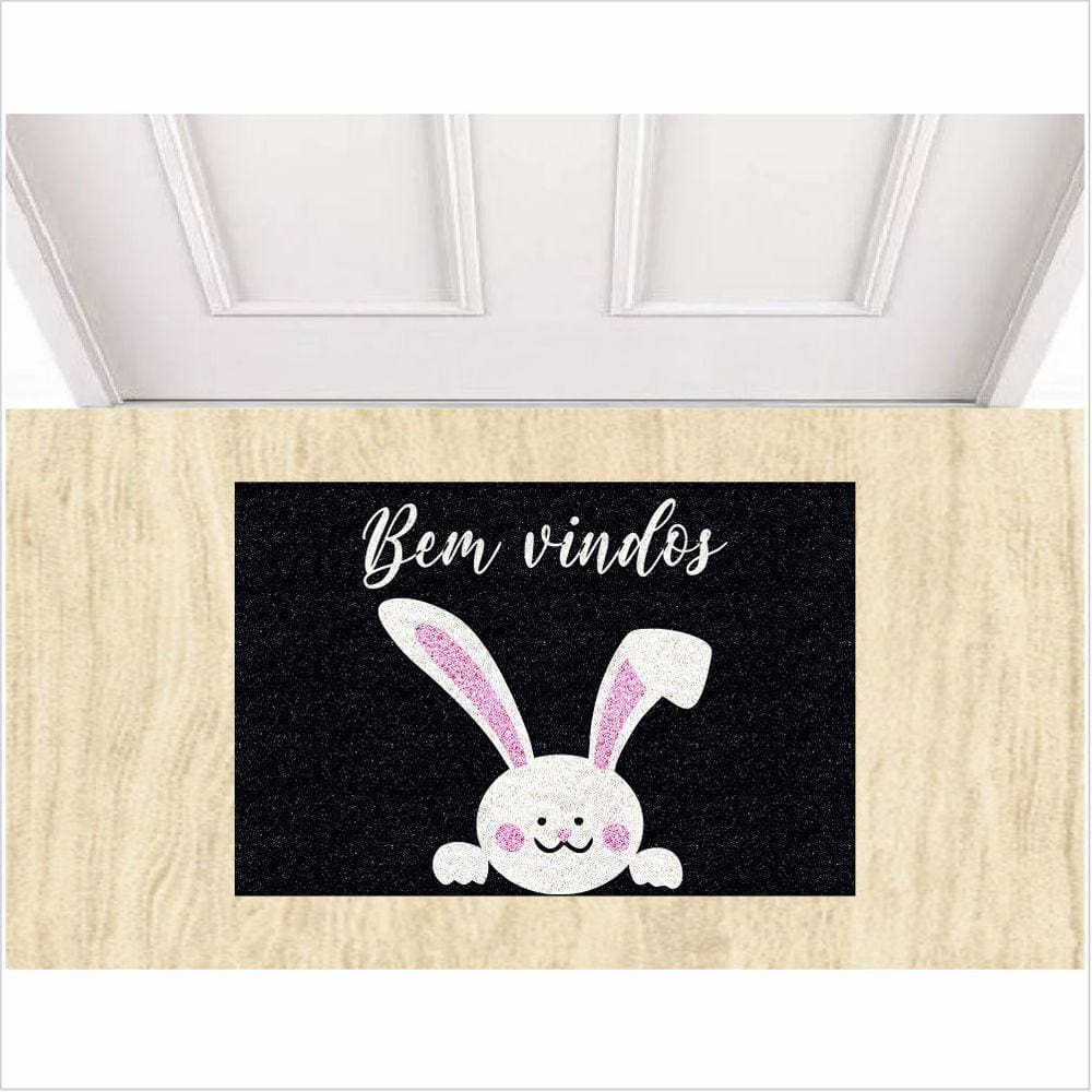Tapete Páscoa Bem Vindo, Medida Porta.