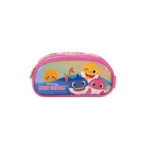 Estojo Escolar Infantil Duplo Baby Shark Luxcel Ei39004Bs