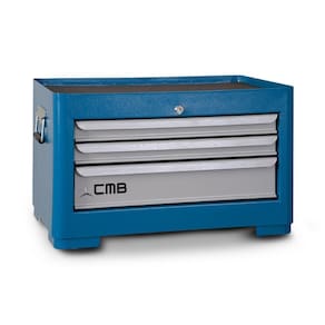 Baú Para Ferramentas 600mm Com 3 Gavetas Bau603 Cmb