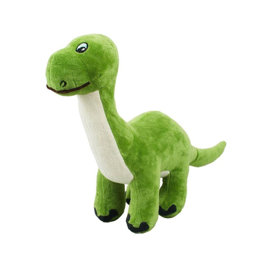 Dinossauro Verde Pescoçudo 50Cm - Pelúcia
