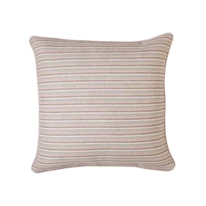 Almofada Crochê Menzi 50x50 Rose Listras Kacyumara