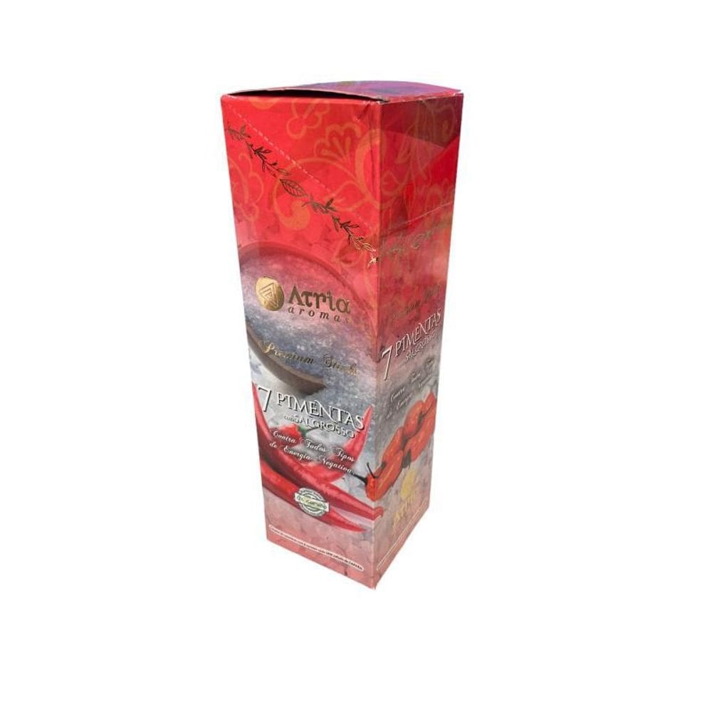 Incenso Indiano 7 Pimentas+Sal Grosso Atria 0% 25Cxs C 8Var