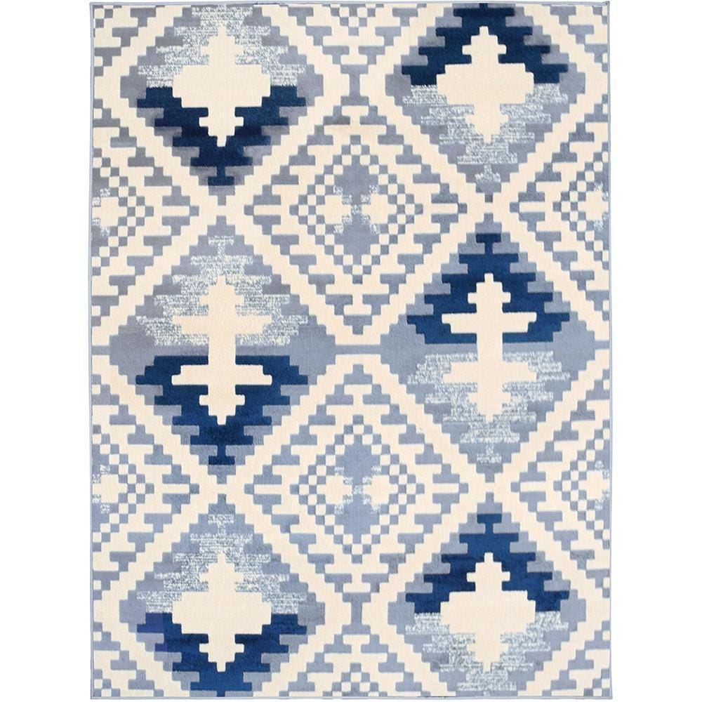 Tapete Para Sala Lyre Celeste 1,50x2,00 São Carlos