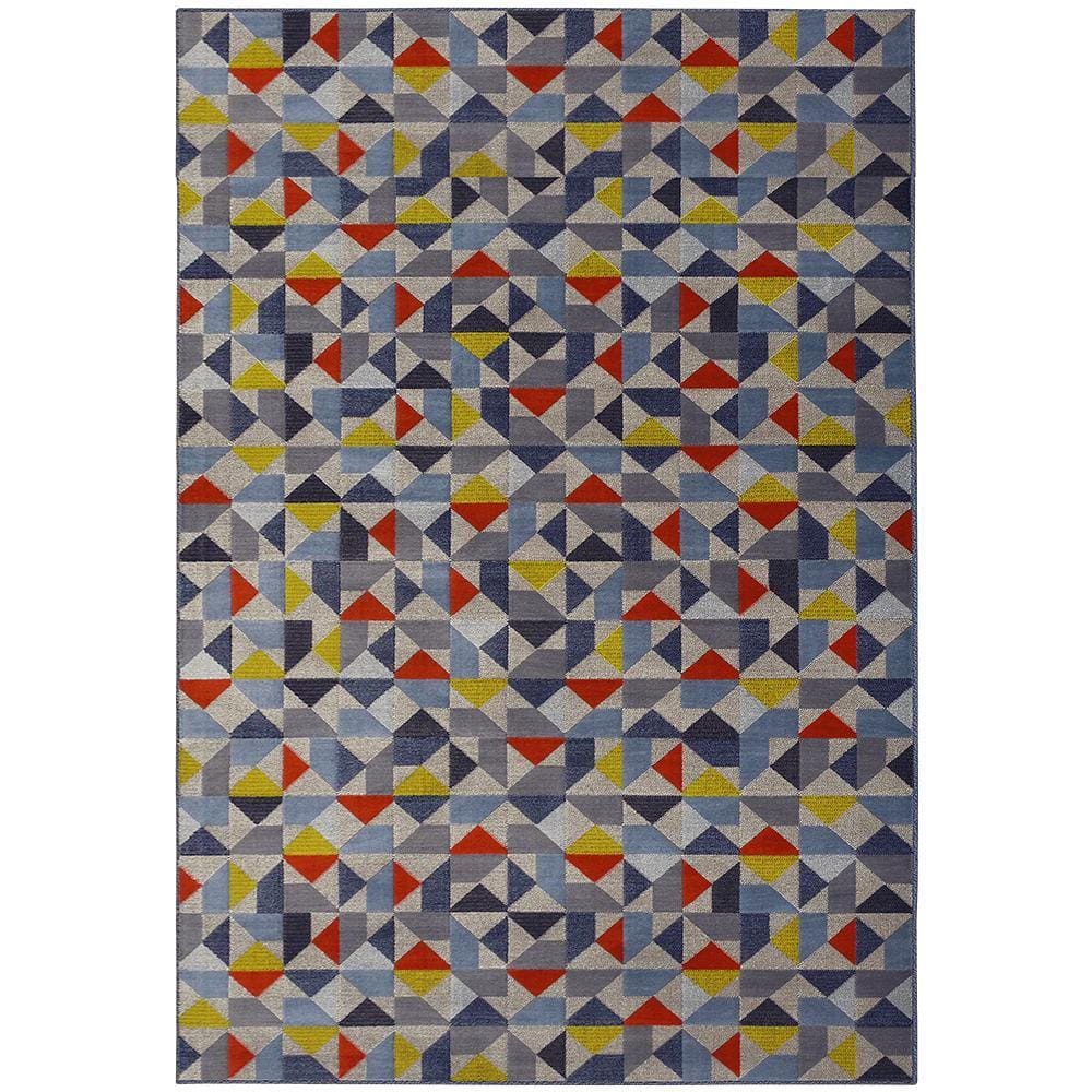 Tapete Sala School Caleidoscopio Rubi 2,50x3,50 São Carlos