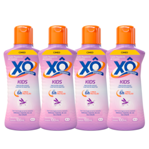 Xô Inseto Kids Loção 100ml - Kit c/ 4 unid