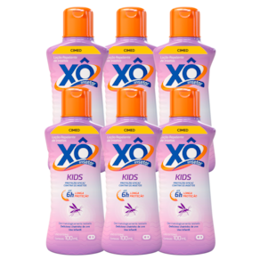 Xô Inseto Kids Loção 100ml - Kit c/ 6 unid