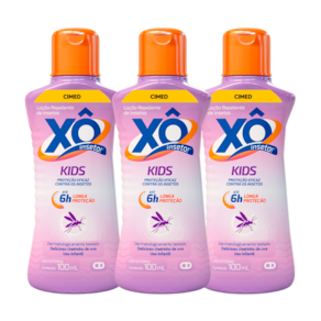Xô Inseto Kids Loção 100ml - Kit c/ 3 unid