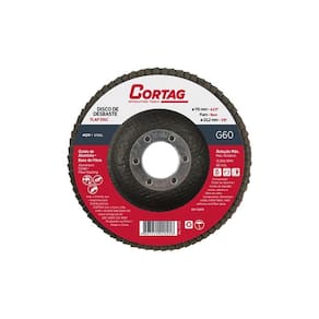 Disco De Lixa Flap Óxido De Alumínio 115Mm Grana 60 - Cortag