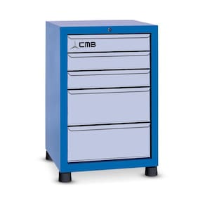 Gaveteiro Modular Pequeno Com 5 Gavetas Gav605 Cmb