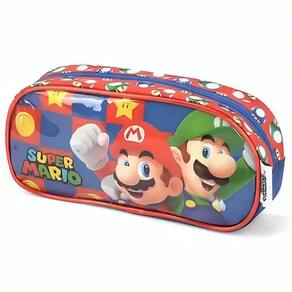 Estojo Simples Mario Broz Azul EI39434MO - Luxcel