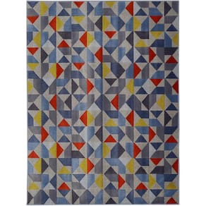 Tapete Sala School Caleidoscopio Rubi 1,50x2,00 São Carlos
