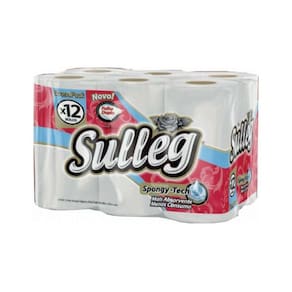 Papel Higienico Sulleg Spongy Tech F. Dupla 12 Rolos