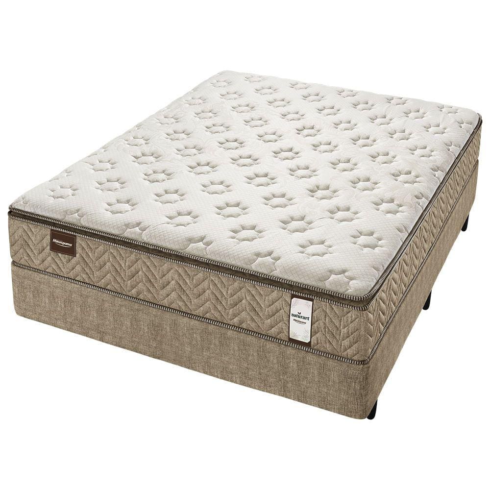 Conjunto Box Casal Molas Minaspuma Naturart 138x188x68cm