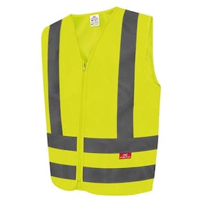 Colete Steelflex Refletor Tipo Jaqueta Sem/Bolso Amarelo M