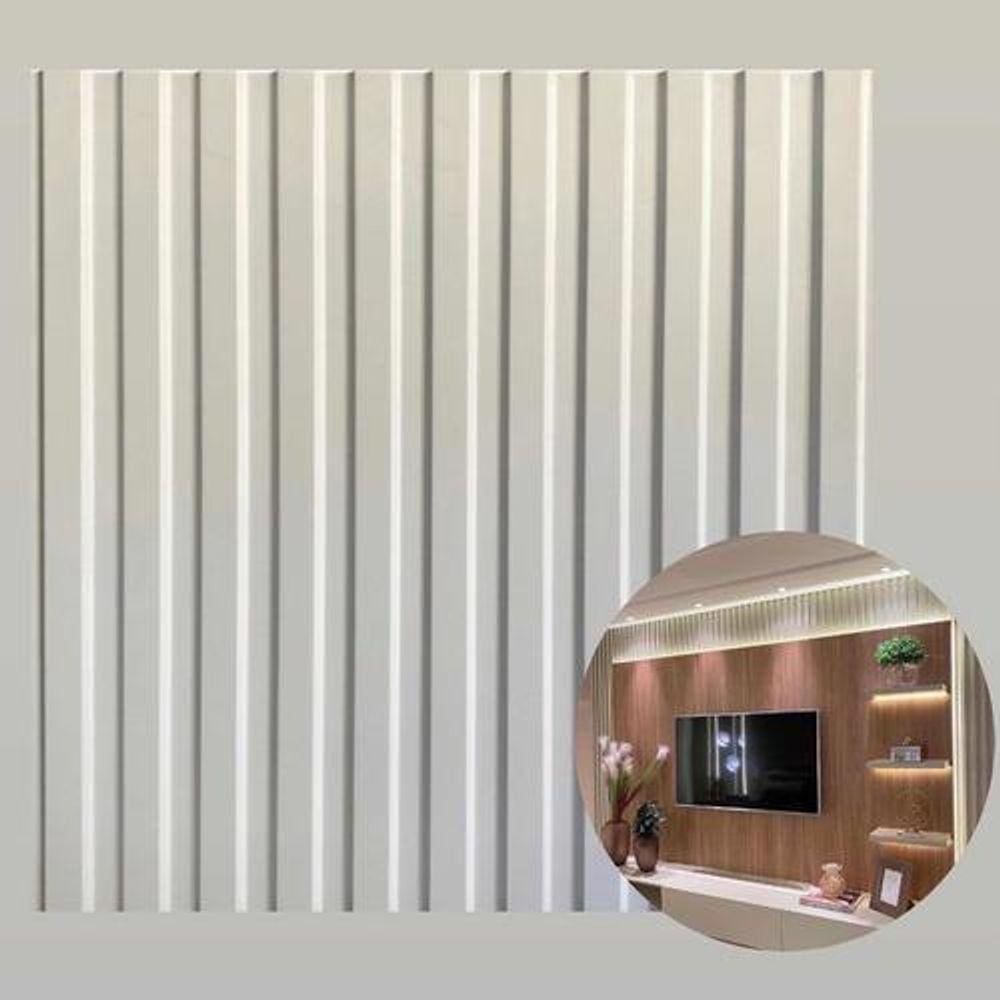15 Placas De Pvc 3D Decoração De Parede Revestimento 50X50Cm