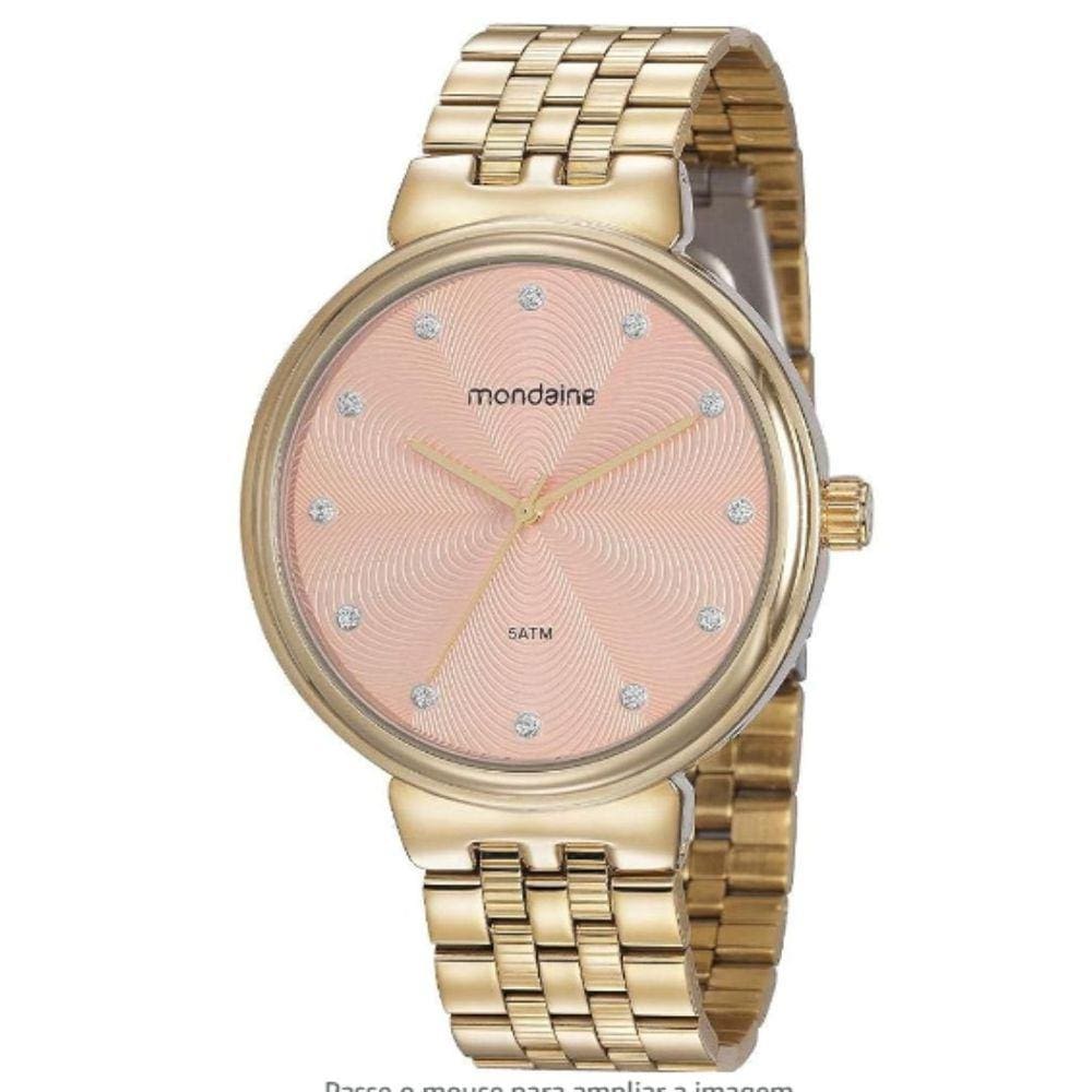 Relogio Mondaine Feminino 99462lpmvde2 Casual Dourado