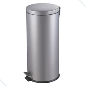 Lixeira Cozinha Inox 30l Com Pedal E Cesto Removível De Piso