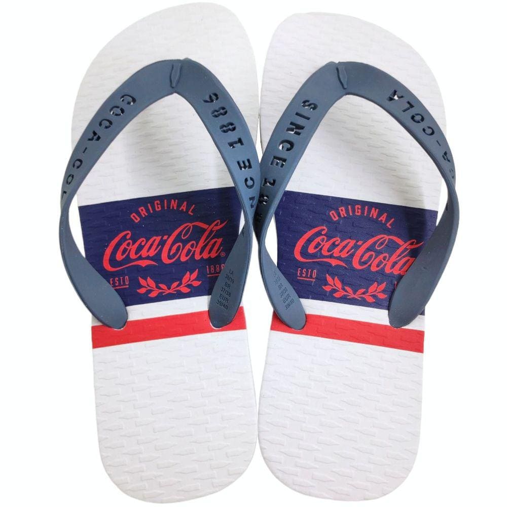 Chinelo de Dedo Masculino Casual Dia a Dia Borracha Coca Cola Gilliam Cc4169