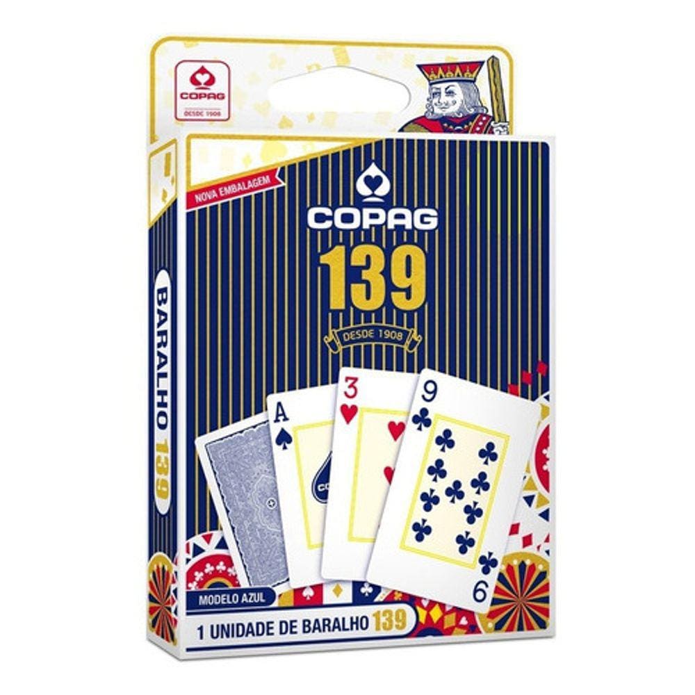 Baralho 139 COPAG - Pôquer, Tranca, Truco Superior
