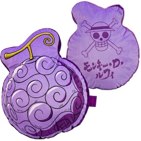 Almofada 3D Gomu Gomu No Mi Fruta Monkey D Luffy Aveludada Oficial One Piece Toei