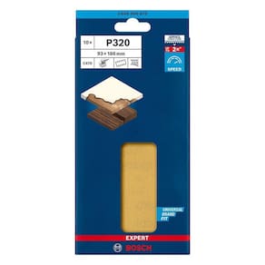 Folhas De Lixa Expert C470 93 X 186 Mm, G320, 10 Peças