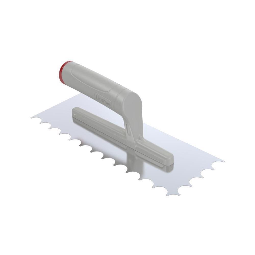 Desempenadeira Em Aço Dentada Raio-10 Cabo Aberto - Cortag