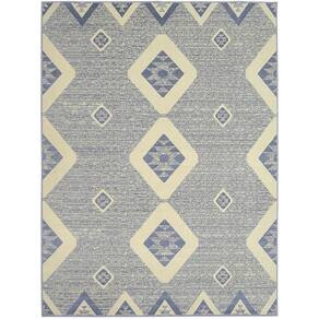 Tapete Para Sala Lyre Azul Claro 1,50x2,00 São Carlos
